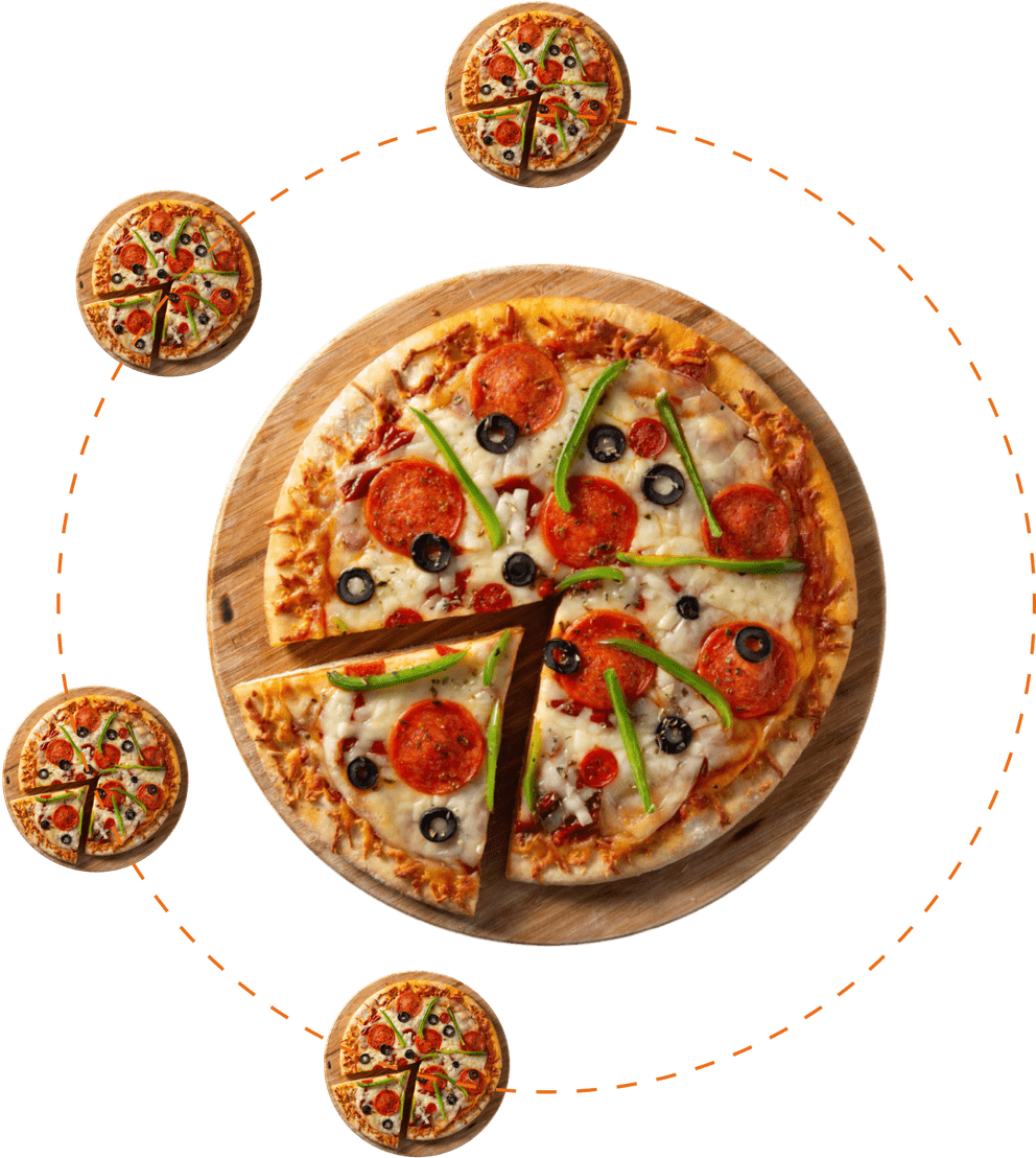 Master Pizza Tropical pizzas
