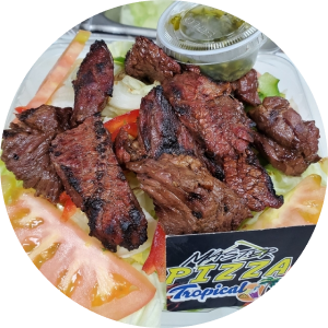 Steak Tips — Juicy, tender steak tips grilled to perfection, bursting with rich flavor and served hot and savory.